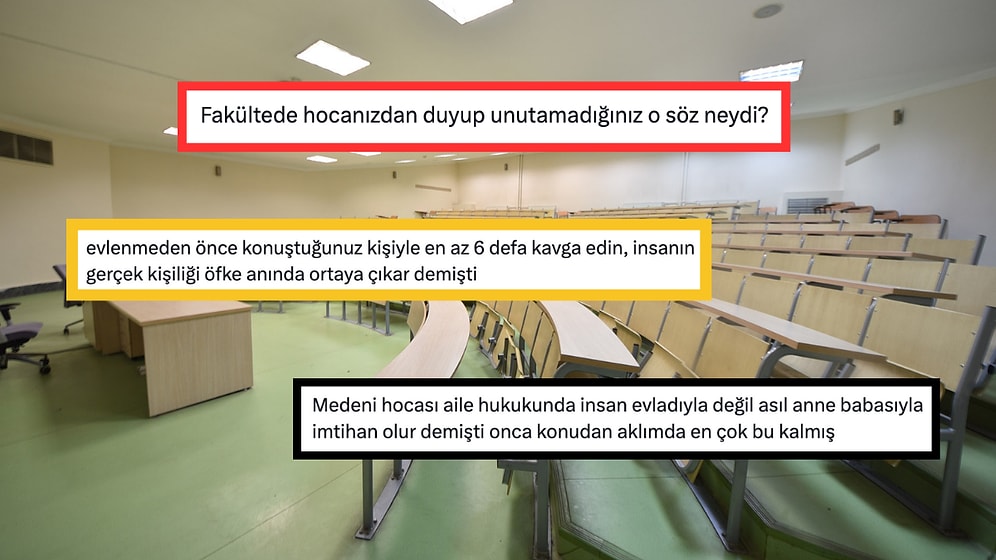 Yıllar Sonra Bile Hatırladığınız O Unutulmaz Hoca Sözlerini Paylaşan Twitter Kullanıcıları