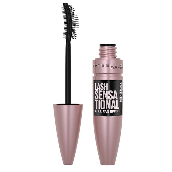 11. Maybelline New York Lash Sensational Yelpaze Etkili Intense Black Maskara - Ekstra Siyah 1 Paket (1 x 9.5 ml)