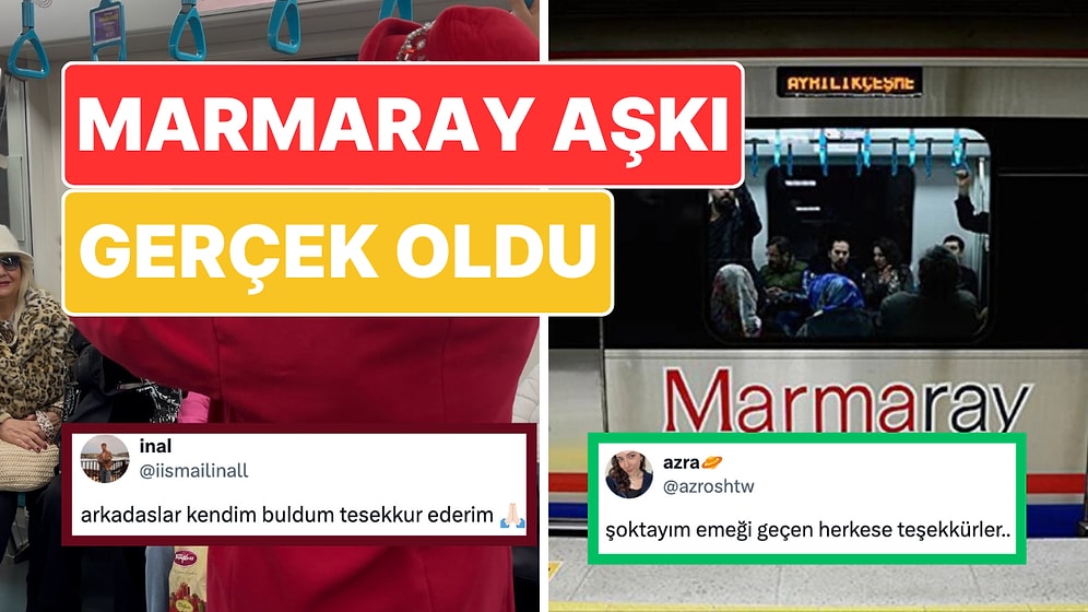 Marmaray'da Karşılaşıp Twitter'da Tanışan İki Genç Sosyal Medyayı Salladı