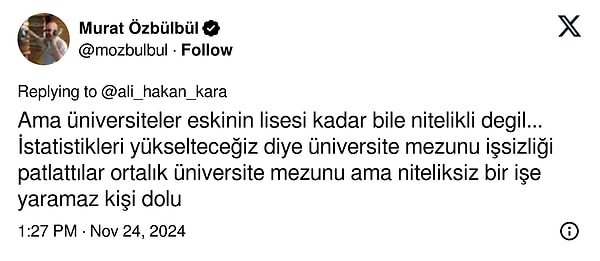 Prof. Dr. Kara'nın paylaşımına gelen yorumlar Türkiye gerçeklerini adeta tokat gibi yüzümüze çarptı. Hep birlikte yorumları okuyalım👇🏻