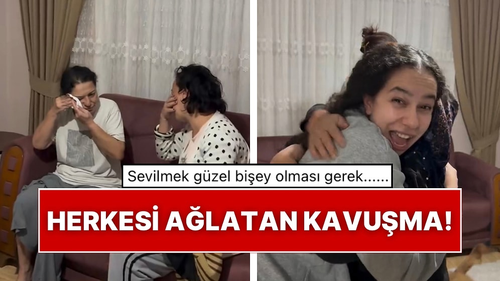 2.5 Yılın Ardından Türkiye’ye Dönen Genç Ailesine Yaptığı Sürprizle Herkesi Ağlattı