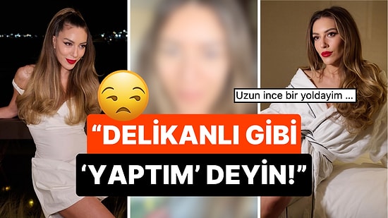 ELLE Gecesine Çenesinin Uzunluğu Göze Batan Sinem Kobal'ın Estetik Yalanlama Çabası Pek İşe Yaramadı!