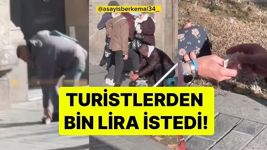 İstanbul'da Turistlere Akılalmaz Dolandırıcılık: Yere Fırça Düşürüp, Bin Lira İstediler!