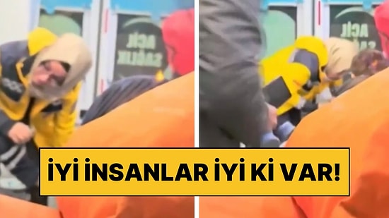 Kaza Müdahalesi Esnasında Çorapsız ve Ayakkabısız Çocuğu Görünce Kendi Çoraplarını Giydiren Kanatsız Melek!