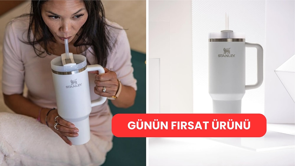 Günün Fırsatı: Herkesin Elinden Düşürmediği Stanley Quencher Pipetli Termos İndirimde!