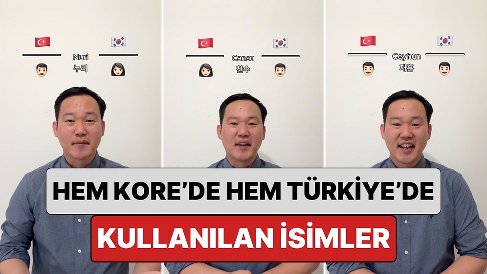 Nuri Kadın İsmiymiş: Bir Koreli Hem Türkçe'de Hem Korece'de Kullanılan İsimleri Paylaştı