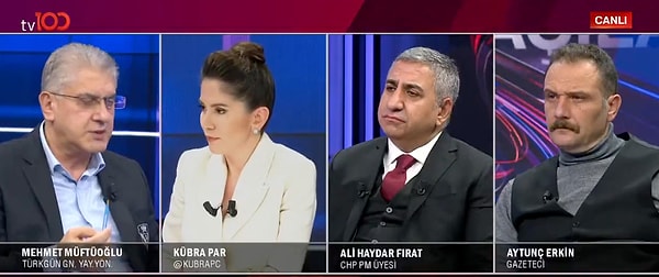 MHP’ye yakınlığı ile bilinen Türkgün Gazetesi Genel Yayın Yönetmeni Mehmet Müftüoğlu, Tv100’de katıldığı programda bakanlık kaynaklarından aldığı bilgiye göre görüşmeye izin çıkacağını söyledi.