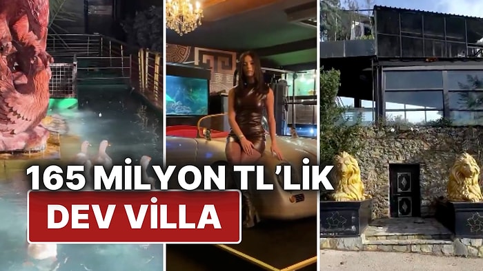 Lüks ve Doğa Bir Arada: 165 Milyon TL'lik Görkemli Villa ile Tanışalım!