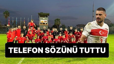 Milli Futbolcu Merih Demiral, U16 Milli Takımına Verdiği Sözü Tuttu