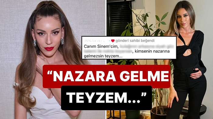 Estetik İşlemleriyle Gündeme Gelen Sinem Kobal Bir Takipçisinin Tuhaf Nazardan Korunma Tavsiyesini Beğendi