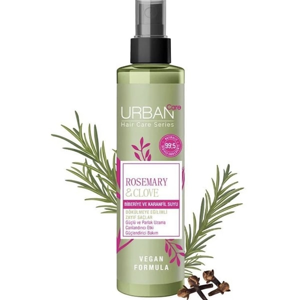 4. Urban Care Rosemary & Clove Biberiye ve Karanfil Suyu %99.5 Doğal ve Saf - 150 ml