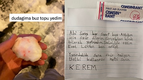 Abisine Buz Topu Atan Kardeşin Özür Mektubu İçinizi Isıtacak