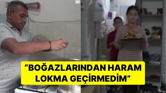 Yevmiyeli Çalışarak 3 Çocuğuna Bakan Babanın Şefkati Yürekleri Isıttı: "Boğazlarından Haram Lokma Geçirmedim"