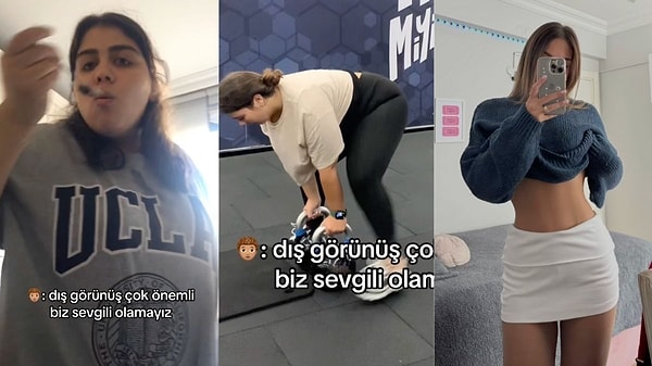 Sosyal medya platformu TikTok'ta kilo verme sürecini paylaşan genç kadının görüntüleri büyük ilgi gördü.