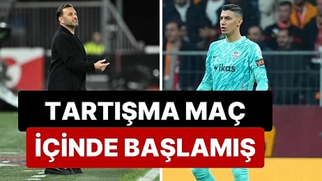 Galatasaray - Eyüpspor Maçı Sonundaki Okan Buruk - Berke Özer Tartışması Maç İçinde Başlamış