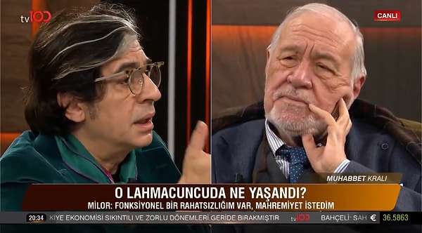 İlber Ortaylı tansiyonun yükselmesi sonucu baş dönmesi yaşadı. Yayına başlamadan önce de halsiz olduğu ve üşüdüğü biliniyordu.