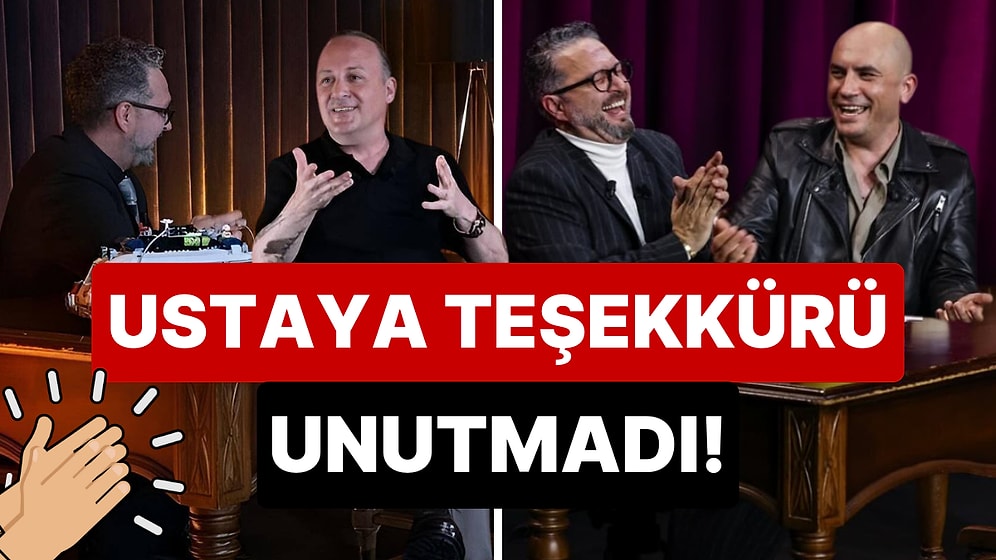 Giray Altınok'tan Kendisini Yerlere Göklere Sığdıramayan Tolga Çevik'e Aynı Koltuktan Duygusal Teşekkür