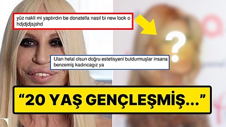 Yüz Nakli mi Yaptırdın Be Kadın? Moda Duayeni Donatella Versace'nin Son Halini Görenler Tanıyamadı