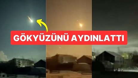 Gökyüzünü Aydınlattı: Rusya'nın Sibirya Bölgesinde Asteroit Görüldü