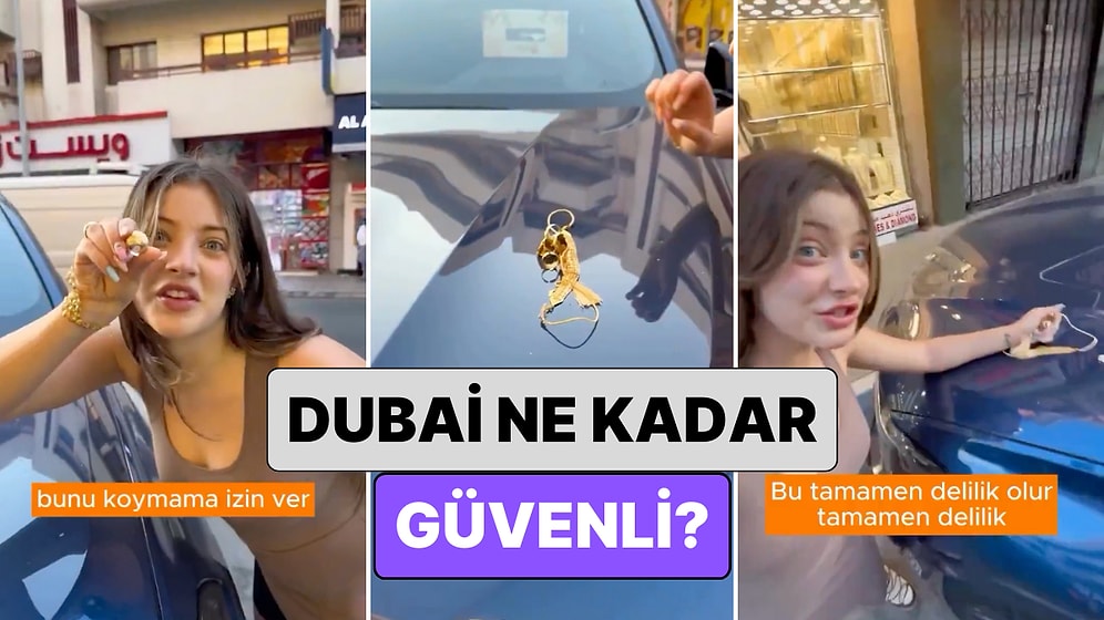 Dubai Ne Kadar Güvenli: Bir Kuyumcu Sokağa Bir Miktar Altın Bırakarak İnsanların Tepkisini Ölçtü