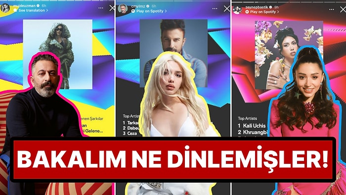 Bakın Ünlüler Ne Dinliyormuş: Cem Yılmaz'dan Aleyna Tilki'ye Spotify Wrapped 2024 Sonuçları