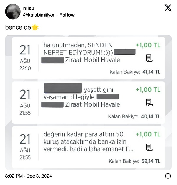 Galiba gelen her zaman aşk itirafı olmuyor👇