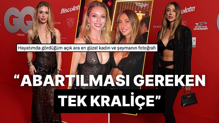 GQ Gecesinde Şeyma Subaşı'yla Yan Yana Poz Veren Yasemin Kay Allen'in Güzelliği Övgü Yağmuruna Tutuldu!