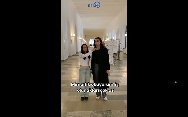 Öğrencilerden, daha önceki maaş beklentileri videolarına nazaran daha gerçekçi cevaplar gelmesi dikkat çekti.