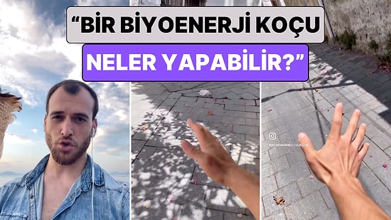 Güzel Taktik: Bir 'Biyoenerji Koçu' Rüzgardan Uçan Yaprakları Kendisinin Yönlendirdiğini İddia Etti