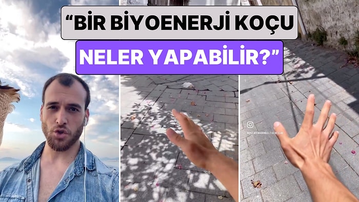 Güzel Taktik: Bir 'Biyoenerji Koçu' Rüzgardan Uçan Yaprakları Kendisinin Yönlendirdiğini İddia Etti