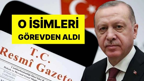 Resmi Gazete'de Yayımlandı: Cumhurbaşkanı Erdoğan'dan Gece Yarısı Atama ve Görevden Alma