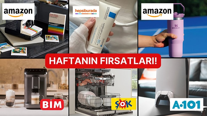 Haftanın Tüm İndirimleri Burada! Hepsiburada'dan Amazon'a Dikkat Çeken İndirimler ve Aktüel Katalogları