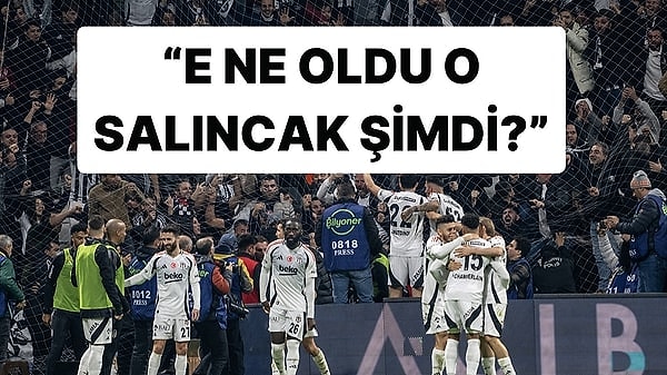 Beşiktaş evinde Fenerbahçe'yi 1-0'la geçerek tarihi bir gece yaşadı Maçın ardından sosyal medyada da Beşiktaşlıların büyük sevinci vardı. Beşiktaşlılar geçtiğimiz sezon Galatasaray'ın yaptığı 'salıncak' paylaşımına gönderme yapmayı unutmadılar. Fenerbahçe cephesinde de öfke vardı. Derbi gecesi sosyal medyaya yansıyan bazı tepkileri derledik.