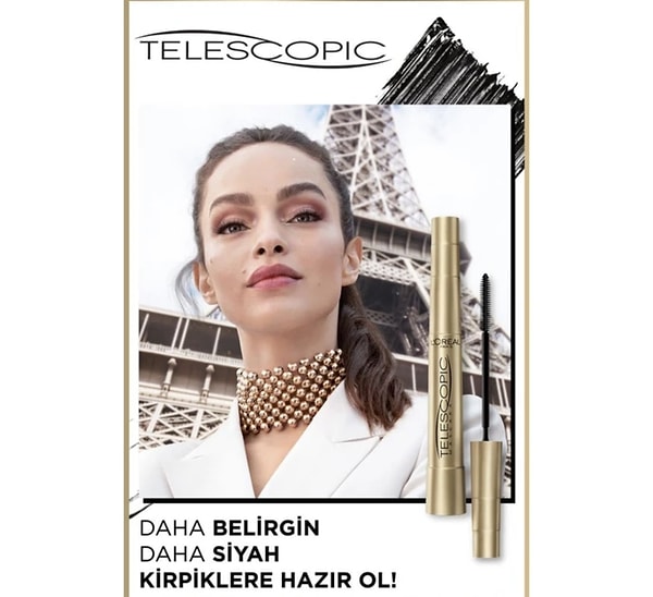 4. L'Oréal Paris Telescopic Maskara - Siyah (2'li Set)