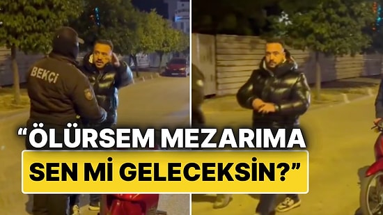 Adana'da Plakasız Motosikletle Uygulamaya Giren Sürücü, Gazetecilere Tepki Gösterdi: "Ben Hasım Sahibiyim"