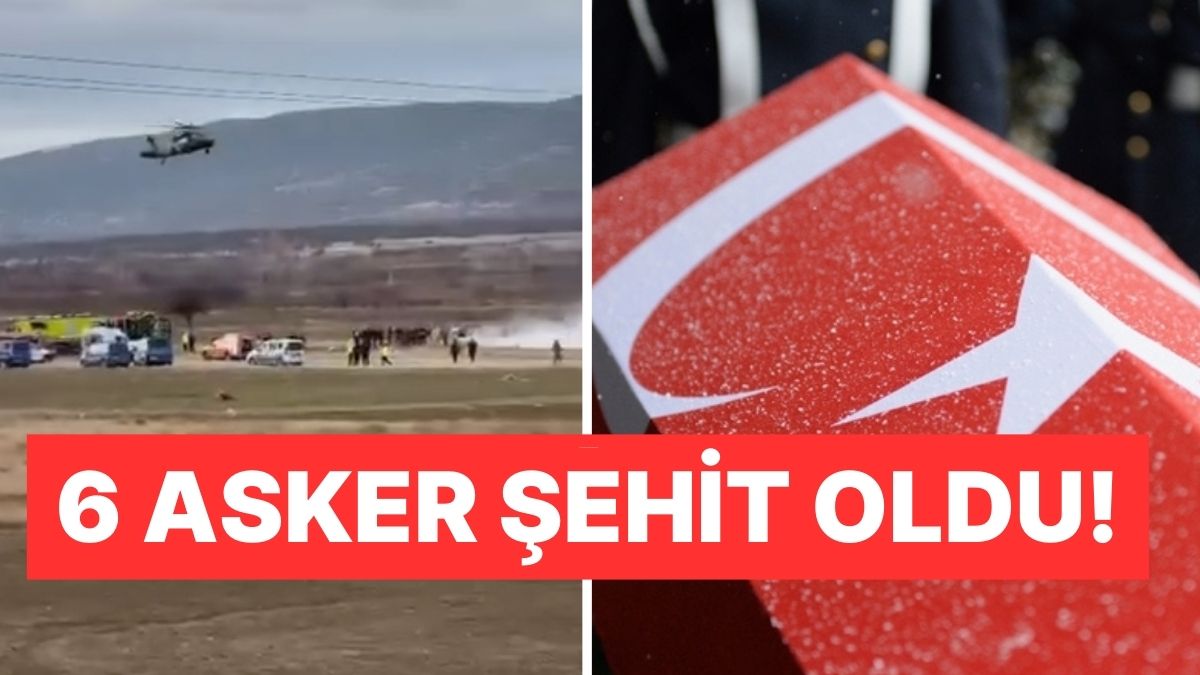Isparta Da Askeri Helikopter Dгјеџtгј 6 Asker ећehit Oldu Onedio