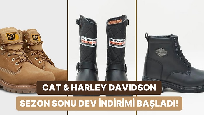 Cat & Harley Davidson Seçili Ürünlerde Büyük Yıl Sonu İndirimi Başladı!