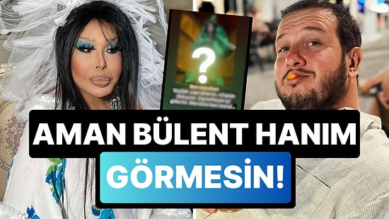 Şahan Gökbakar, Altın Kelebek Ödül Töreni'ne Dev Bir Marul Olarak Katılan Bülent Ersoy'u Fena Tiye Aldı!