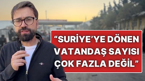 Adem Metan, Suriyelilerin Dönüş Yolculuğunun Sosyal Medyada Gözüktüğü Kadar Yoğun Olmadığını Söyledi