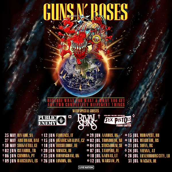 Peki, İstanbul Guns N' Roses Konseri Ne Zaman?