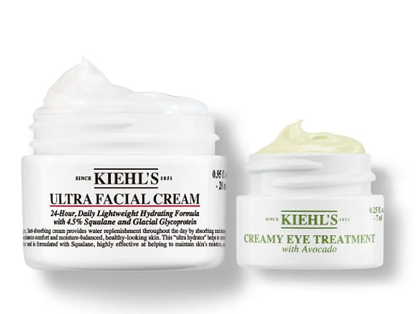 10. Kiehl's Ultra Facial Cream & Avokadolu Göz Kremi Favori Nem İkilisi Seti