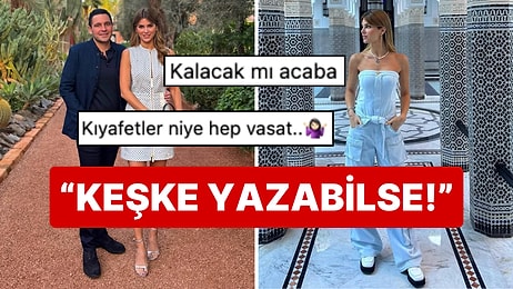 Sabancı Gelini Olmak Zor İş: Marakeş'i Turlayan Nazlı Sabancı'nın Yazım Hatası Ayrı Kombini Ayrı Eleştirildi!