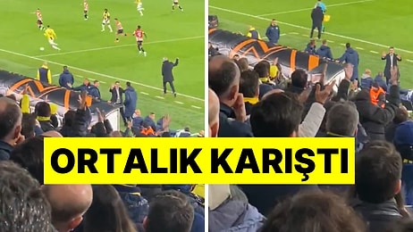 Fenerbahçe Yedek Kulübesi Samet'i Islıklayan Tribündeki Taraftarları Sakinleştirmeye Çalıştı