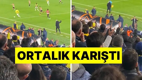 Fenerbahçe Yedek Kulübesi Samet'i Islıklayan Tribündeki Taraftarları Sakinleştirmeye Çalıştı