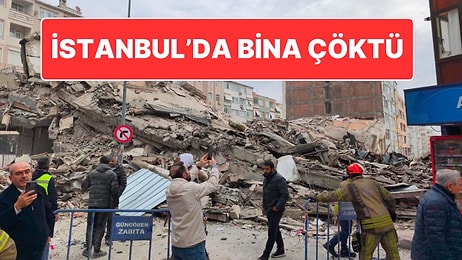 İstanbul Güngören’de Bina Çöktü: Olay Yerine Çok Sayıda Ekip Yönlendirildi