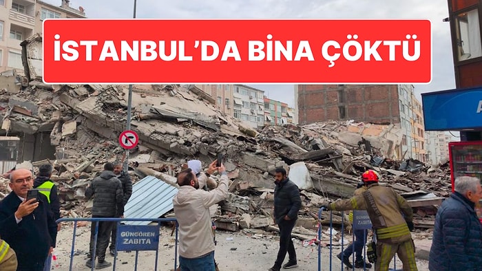 İstanbul Güngören’de Bina Çöktü: Olay Yerine Çok Sayıda Ekip Yönlendirildi