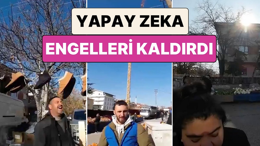 Teknoloji Ne Güzel Şey! Görme Engelli Bir Çift Yapay Zeka Yardımıyla Pazar Alışverişi Yaptı