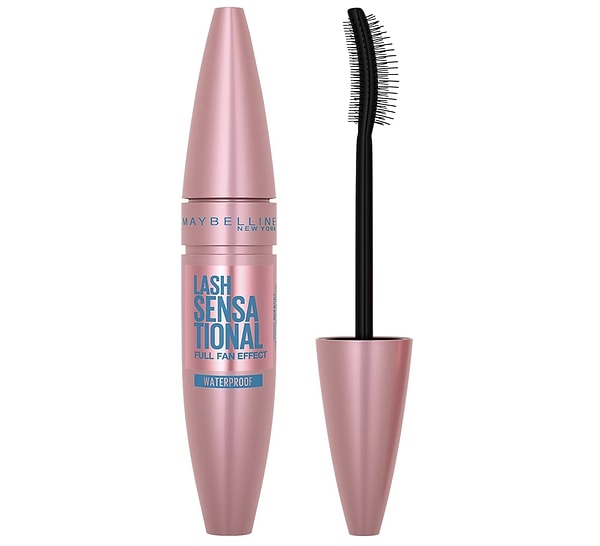 Maybelline New York Lash Sensational Yelpaze Etkili Suya Dayanıklı Siyah Maskara