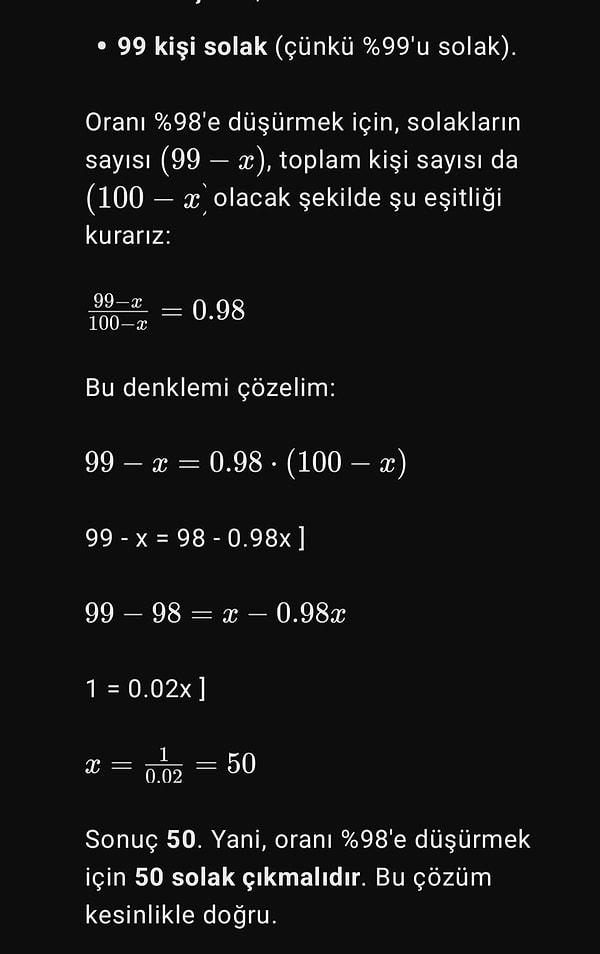 Sorunun cevabını yapay zekadan öğrenelim: