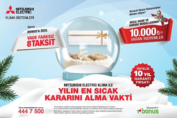 Mitsubishi Electric’i seçin, farkı yaşayın!